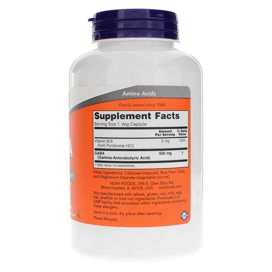 GABA 500 Mg, NOW